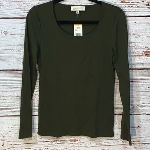 Jones New York Sport Longsleeve Shirt Green Size S